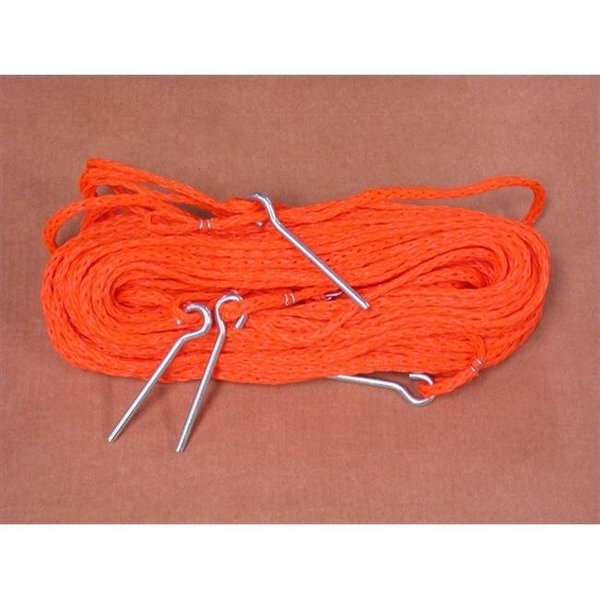Home Court Home Court M8M25O 8 Meter Orange .25-inch rope Non-adjustable Grass Courtlines M8M25O